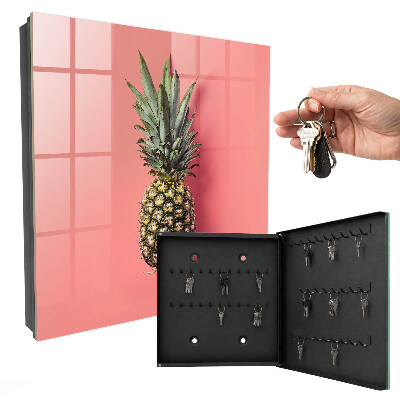 Armadietto portachiavi da parete Ananas esotico