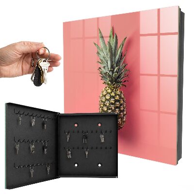 Armadietto portachiavi da parete Ananas esotico