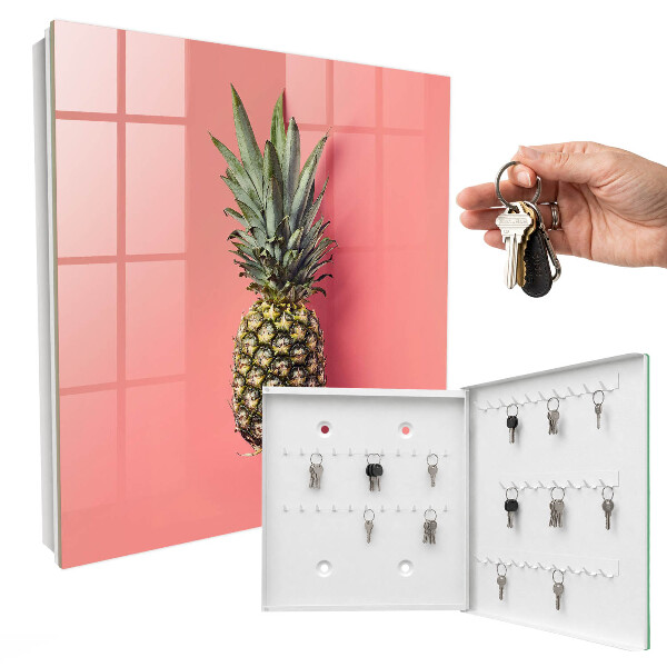 Armadietto portachiavi da parete Ananas esotico