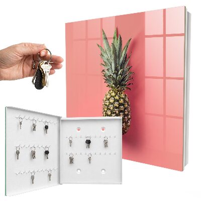 Armadietto portachiavi da parete Ananas esotico