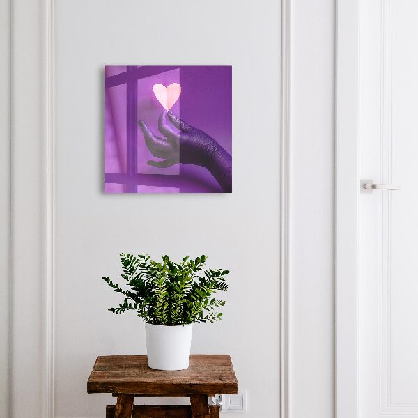 Cassetta portachiavi Amore viola