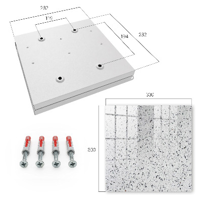 Cassetta portachiavi Stile terrazzo
