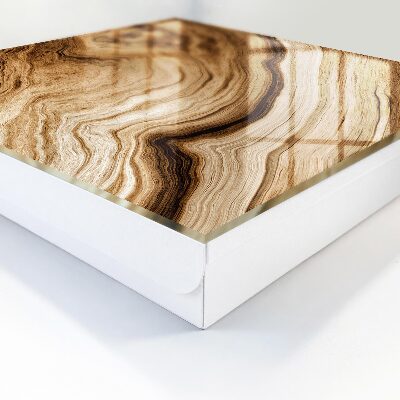 Cassetta portachiavi da muro Onde di legno