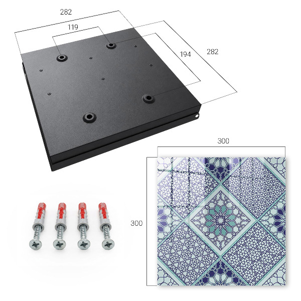 Cassetta portachiavi Modello geometrico
