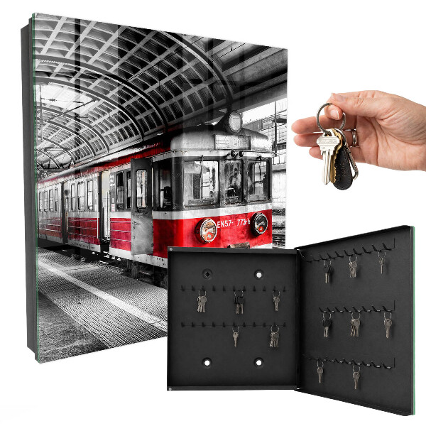 Armadietto portachiavi da parete Simmetria ferroviaria