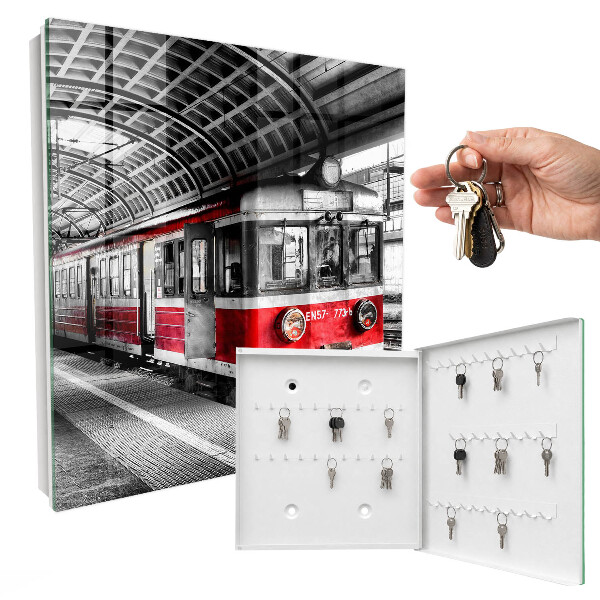 Armadietto portachiavi da parete Simmetria ferroviaria