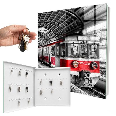 Armadietto portachiavi da parete Simmetria ferroviaria