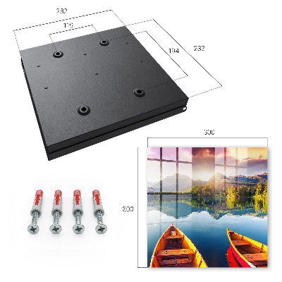 Armadietto portachiavi da parete Pace tra le montagne
