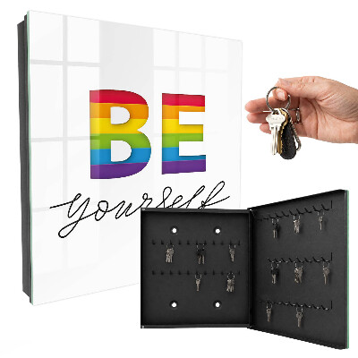 Armadietto portachiavi da parete Motivazione autentica
