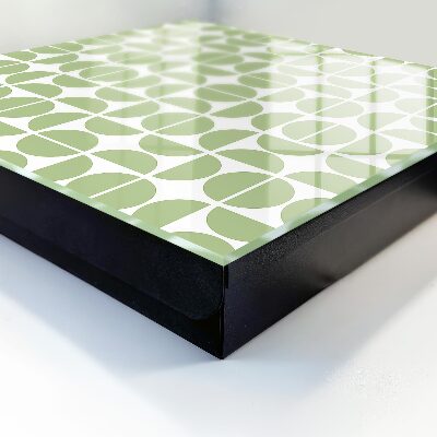 Armadietto portachiavi da parete Geometria verde