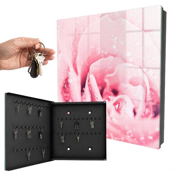 Cassetta portachiavi da muro Delizioso rosa