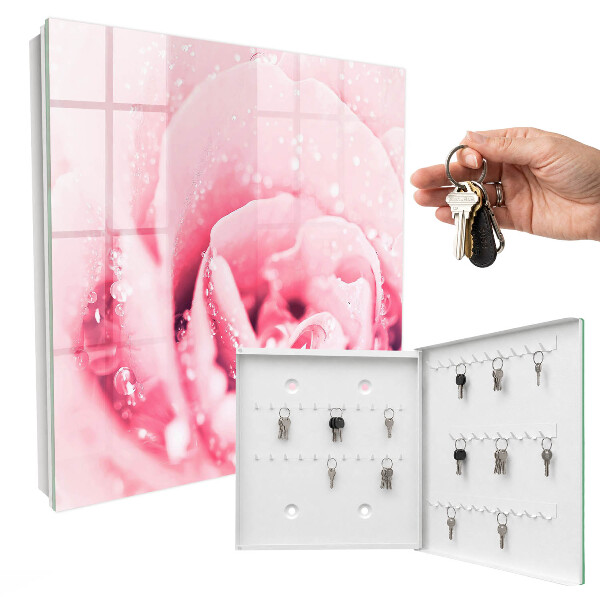 Cassetta portachiavi da muro Delizioso rosa