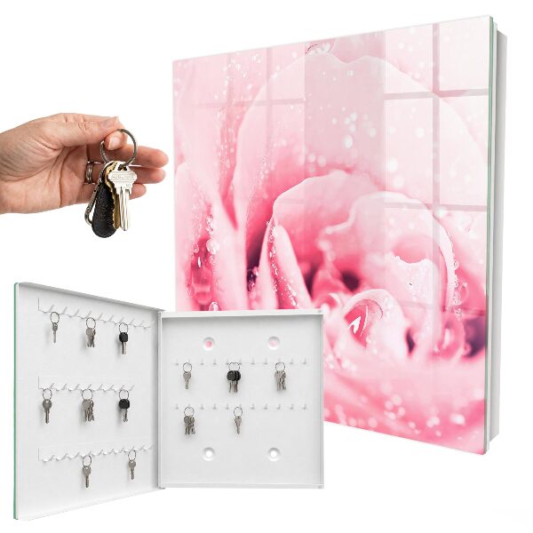Cassetta portachiavi da muro Delizioso rosa