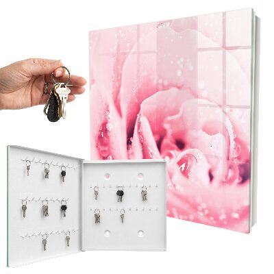 Cassetta portachiavi da muro Delizioso rosa
