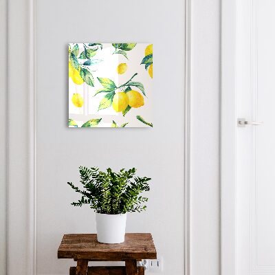 Cassetta portachiavi Limoni ad acquerello
