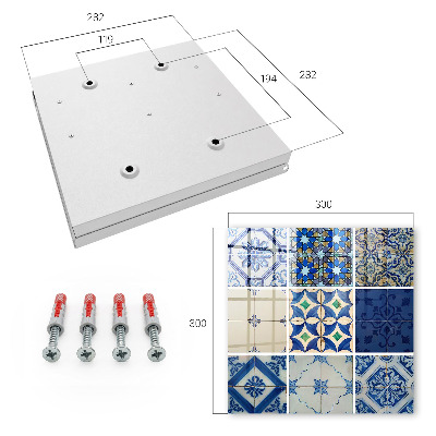 Armadietto portachiavi da parete Piastrelle Azulejos