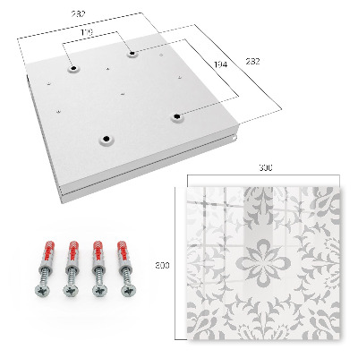 Cassetta portachiavi Simmetria elegante