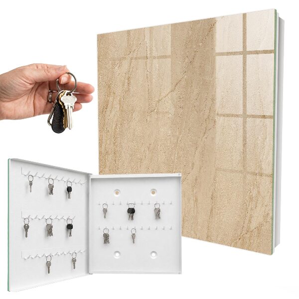 Cassetta portachiavi Marmo beige