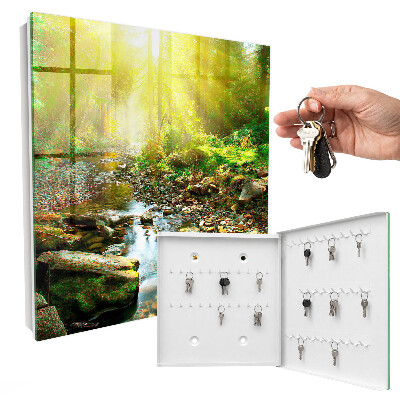 Cassetta portachiavi Ruscello nella foresta