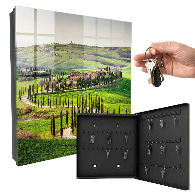 Armadietto portachiavi da parete Paesaggio toscano