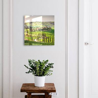 Armadietto portachiavi da parete Paesaggio toscano