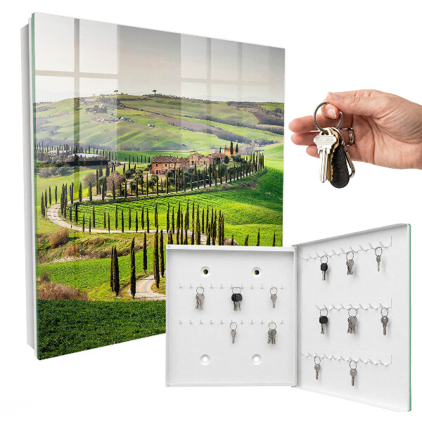 Armadietto portachiavi da parete Paesaggio toscano