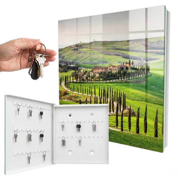 Armadietto portachiavi da parete Paesaggio toscano