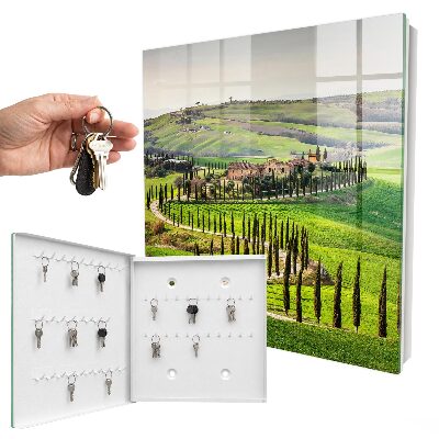 Armadietto portachiavi da parete Paesaggio toscano