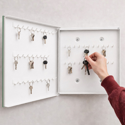 Cassetta portachiavi da muro Notte in città