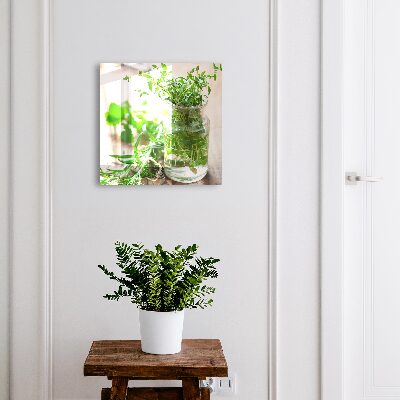 Cassetta portachiavi Erbe aromatiche verdi