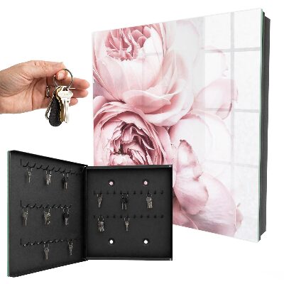 Cassetta portachiavi da muro Bellezza rosa