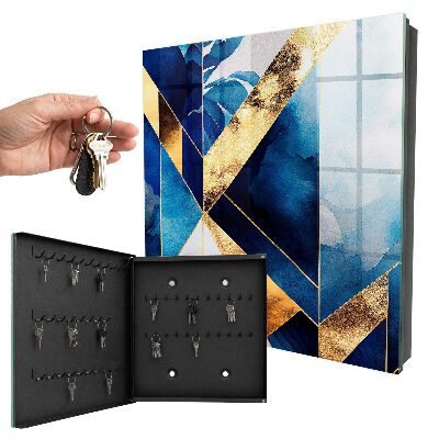 Armadietto portachiavi da parete Eleganza blu