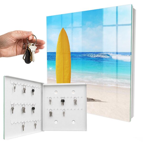 Cassetta portachiavi Un paradiso per i surfisti