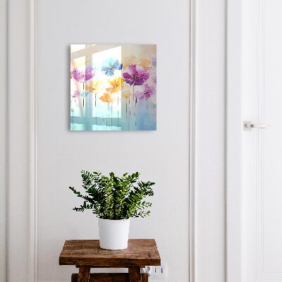 Cassetta portachiavi da muro Fiori colorati