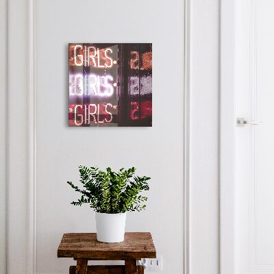 Cassetta portachiavi da muro Neon