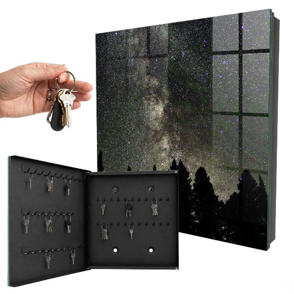 Cassetta portachiavi da muro Cielo stellato