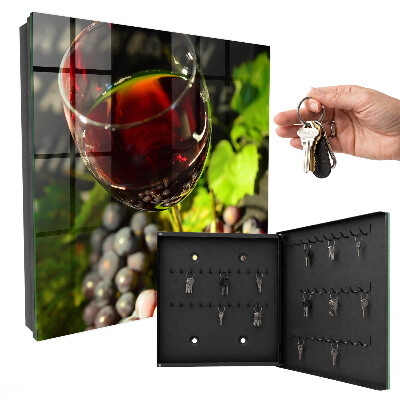Cassetta portachiavi Uva e vino