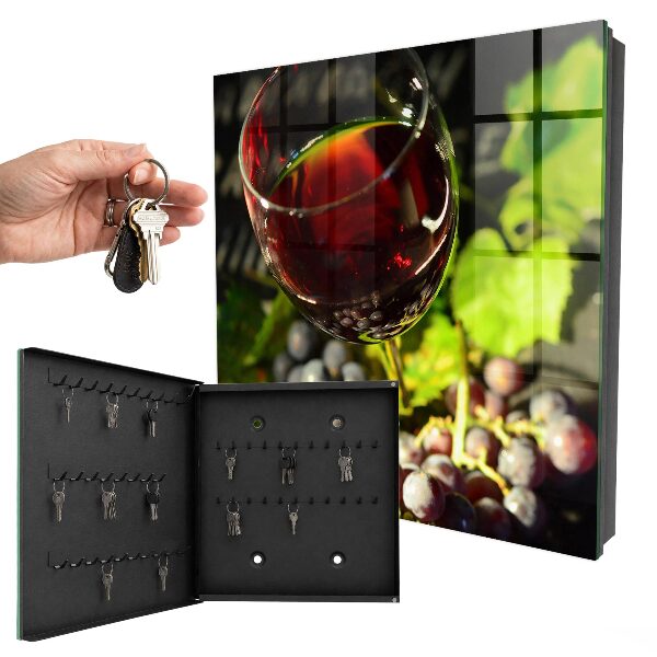 Cassetta portachiavi Uva e vino