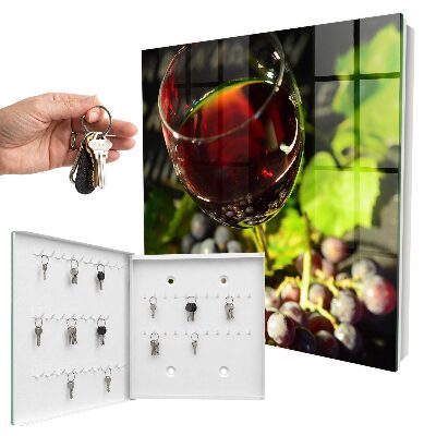 Cassetta portachiavi Uva e vino