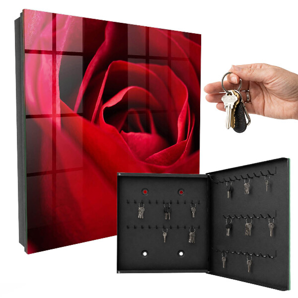 Armadietto portachiavi da parete Rosa in primo piano