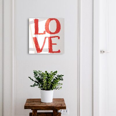 Cassetta portachiavi da muro Amore rosso