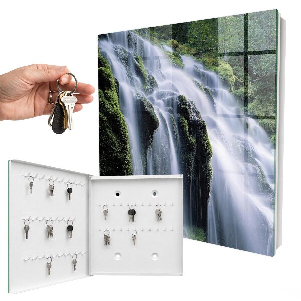 Armadietto portachiavi da parete Cascata Verde