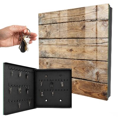 Cassetta portachiavi da muro Tavole di legno