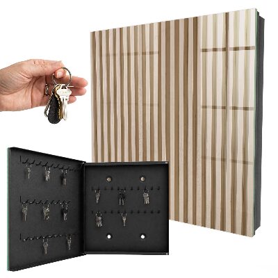 Armadietto portachiavi da parete Linee beige