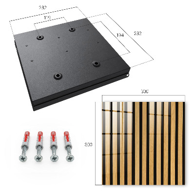 Cassetta portachiavi Struttura in legno