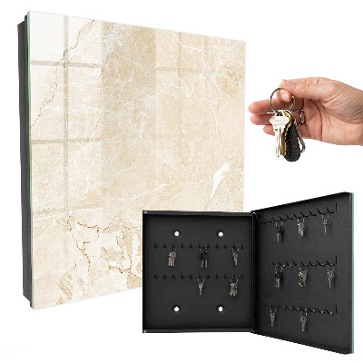 Cassetta portachiavi Fantasia beige