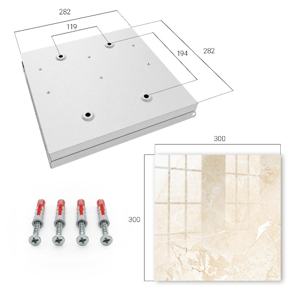 Cassetta portachiavi Fantasia beige