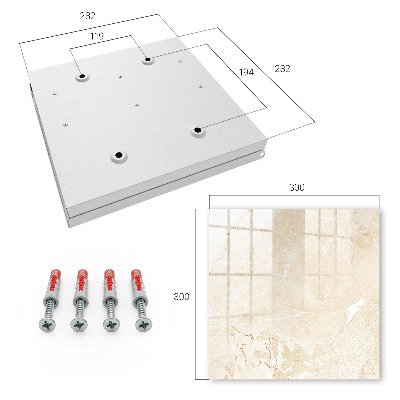 Cassetta portachiavi Fantasia beige