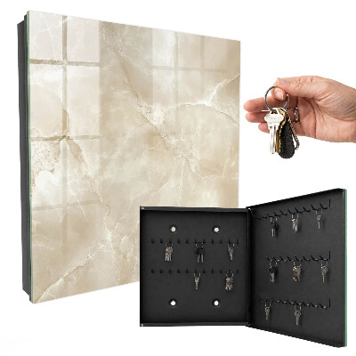 Armadietto portachiavi da parete Marmo beige