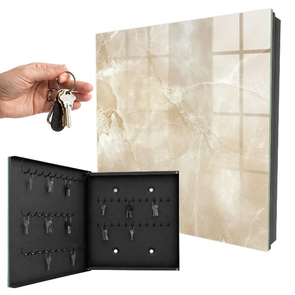 Armadietto portachiavi da parete Marmo beige